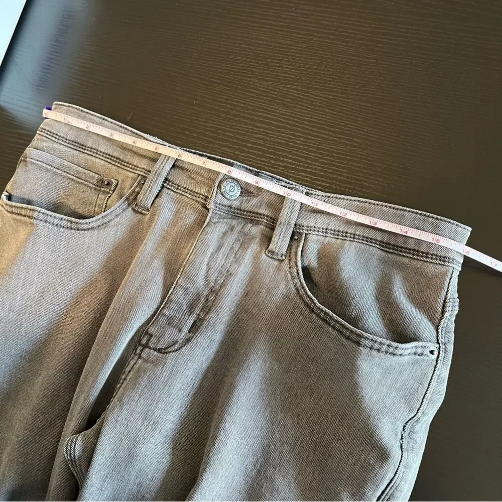 Du/er Jeans Men’s L2X Relaxed Taper Fit Gray Denim Stretch 31x28